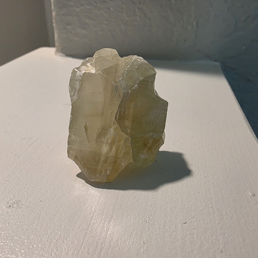 Natural Yellow Crystal Stone